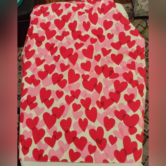 NEW Kate Spade Apron With Red And Pink Hearts, 100% Cotton, 33"×33" - Picture 5 of 13